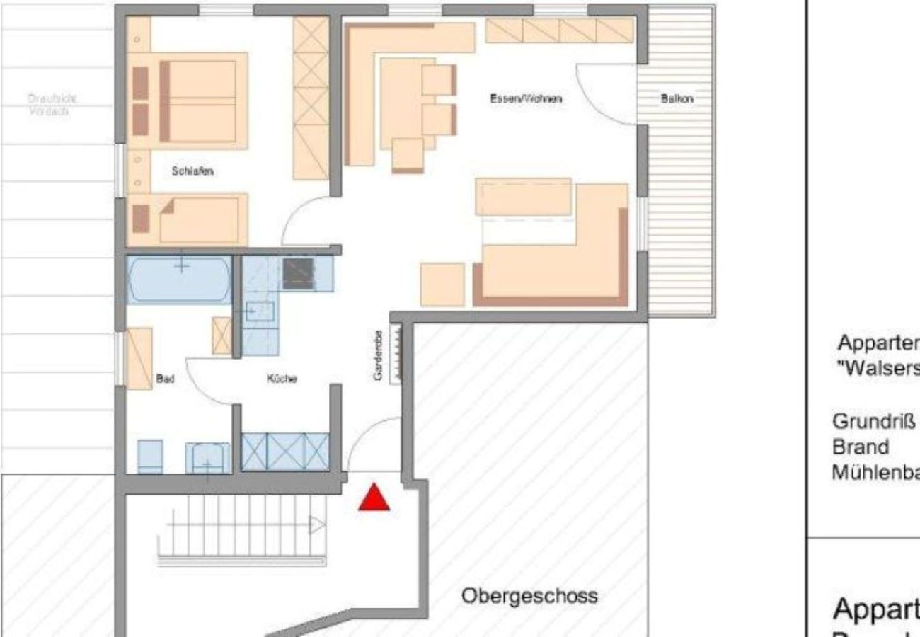 Appartement in Brand - Appartement Walserstuba