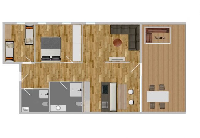 Appartement in Brand - Appartement Zentral mit Panoramasauna