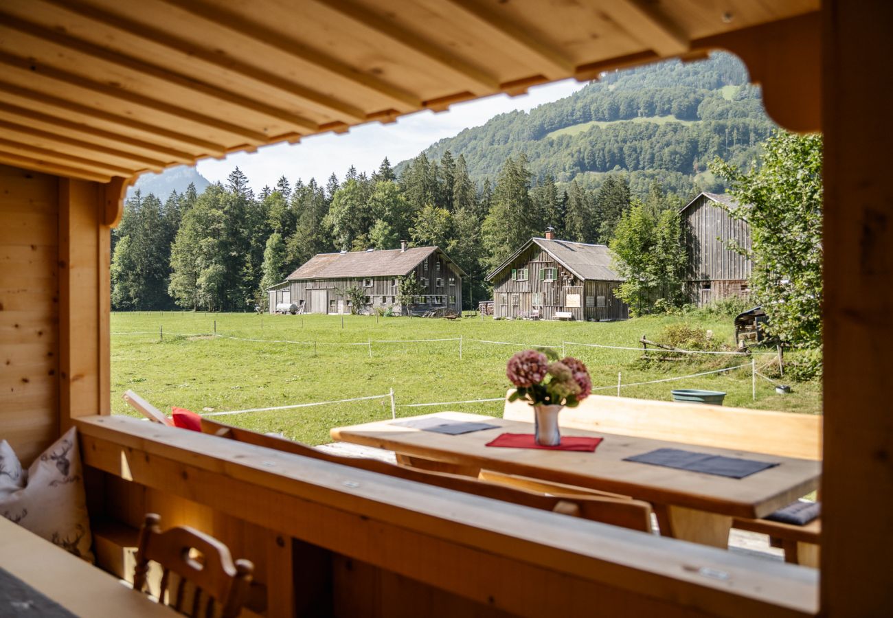 Huis in Schnepfau - Ferienhaus "Bernardas Hüsle"