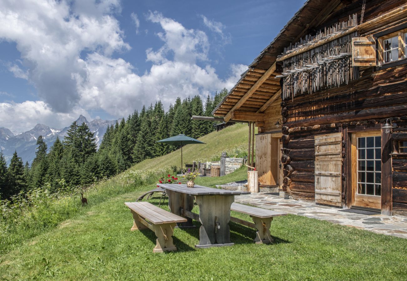 Huis in Bartholomäberg - Detached Timber Panorama Winter Mountain House
