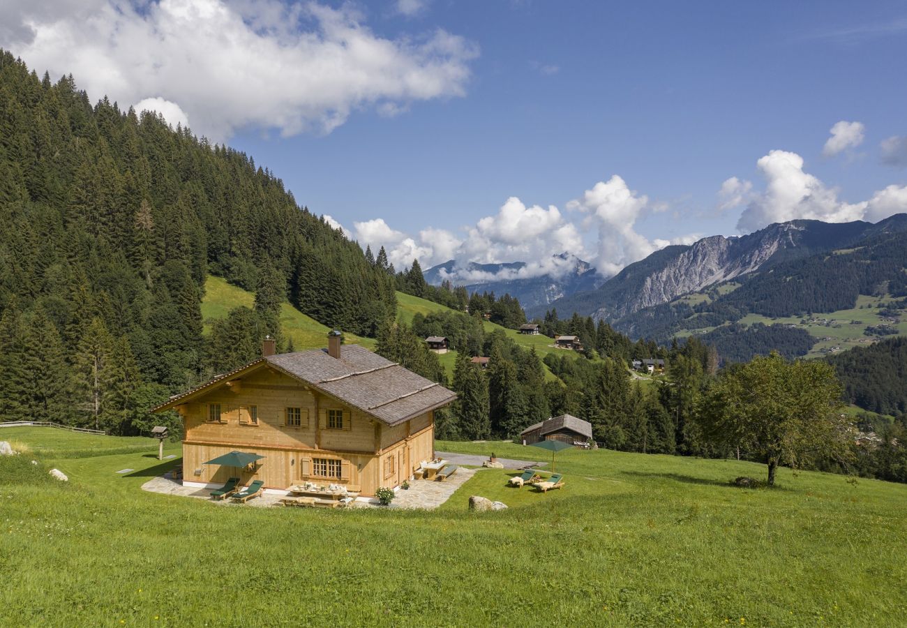 Blockhütte in Tschagguns - Panorama Deluxe Mountain Hideaway House