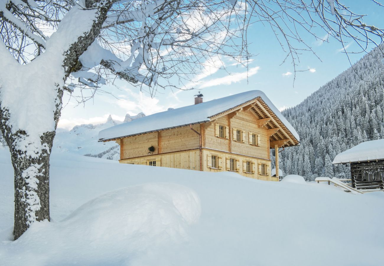 Blockhütte in Tschagguns - Panorama Deluxe Mountain Hideaway House
