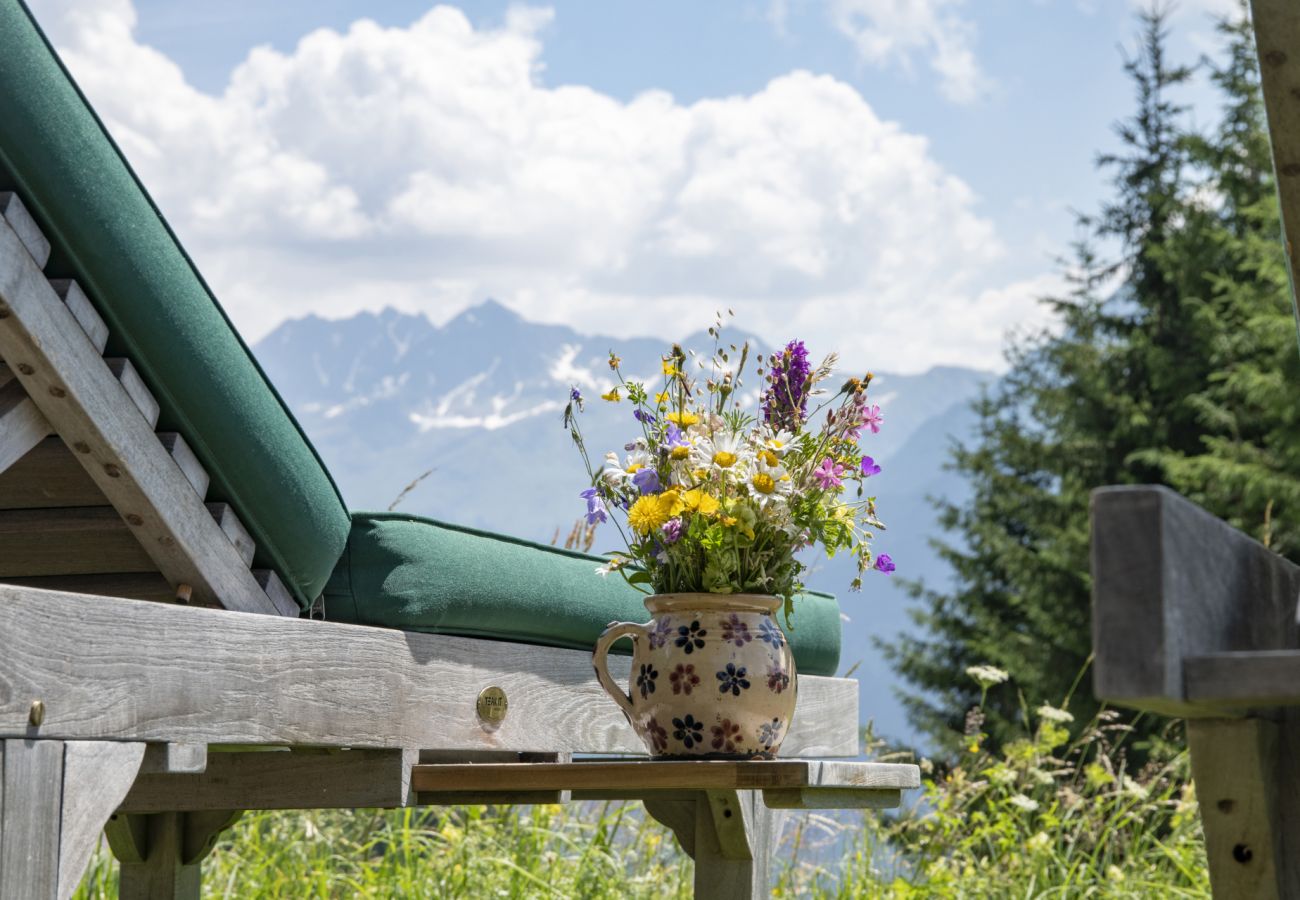 Ferienhaus in Bartholomäberg - Detached Timber Panorama Winter Mountain House